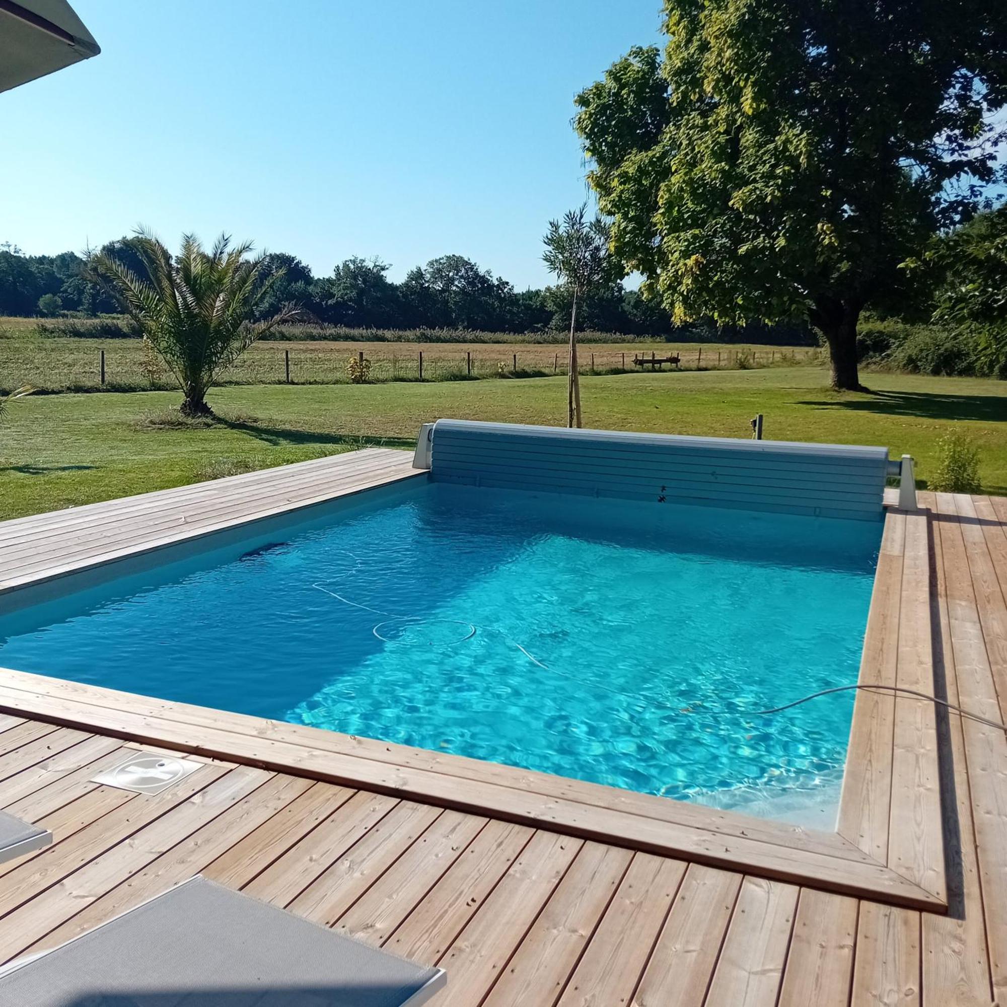 Maison Neuve Avec Piscine Chauffee, 4 Kms De Contis Plage Сен-Жулиен-ан-Борн Екстериор снимка